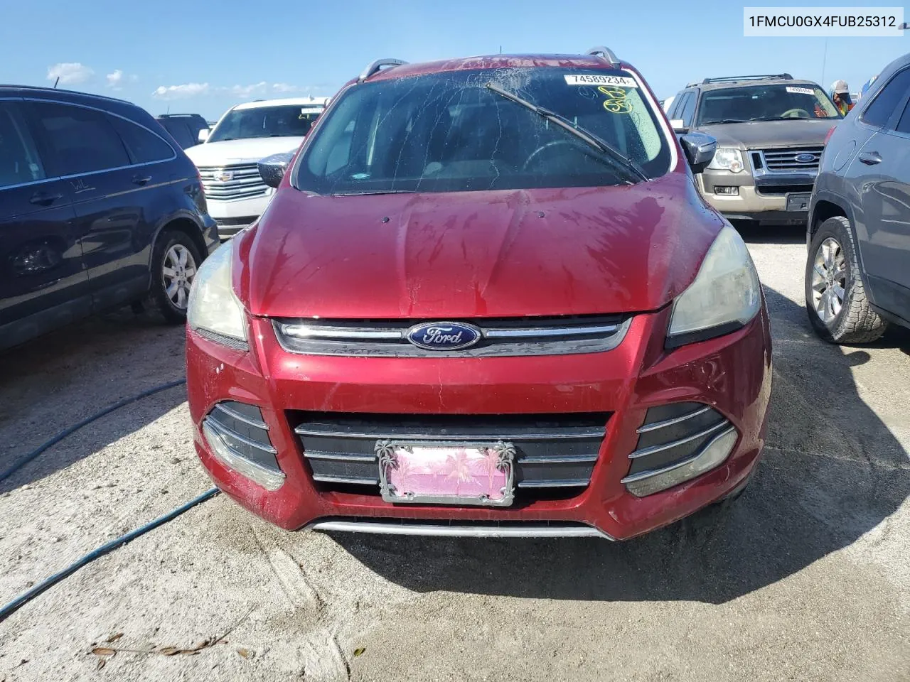 2015 Ford Escape Se VIN: 1FMCU0GX4FUB25312 Lot: 74589234