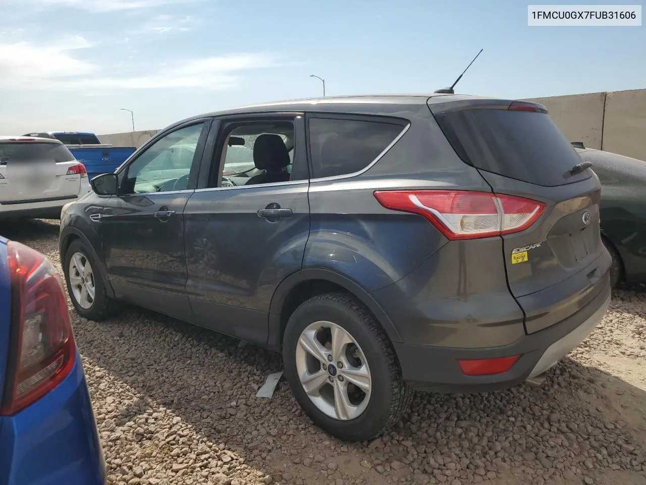 2015 Ford Escape Se VIN: 1FMCU0GX7FUB31606 Lot: 74830894