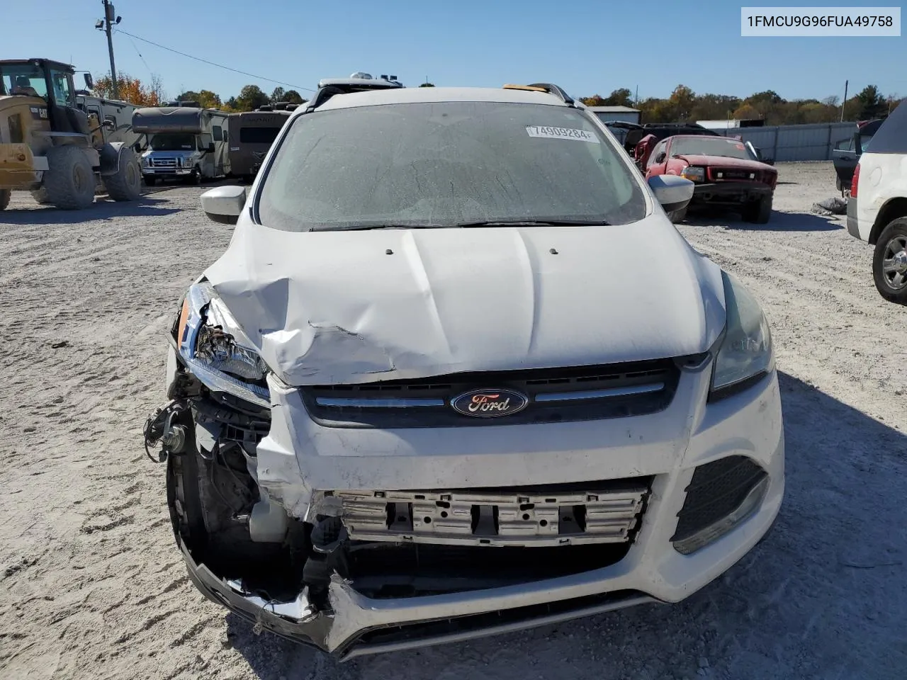 2015 Ford Escape Se VIN: 1FMCU9G96FUA49758 Lot: 74909284