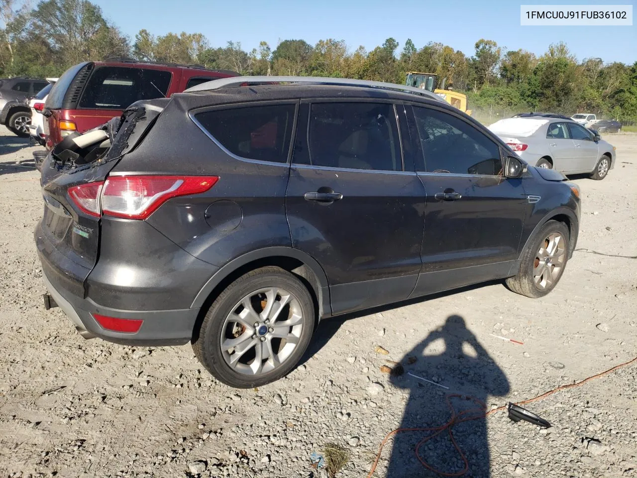 2015 Ford Escape Titanium VIN: 1FMCU0J91FUB36102 Lot: 75084014