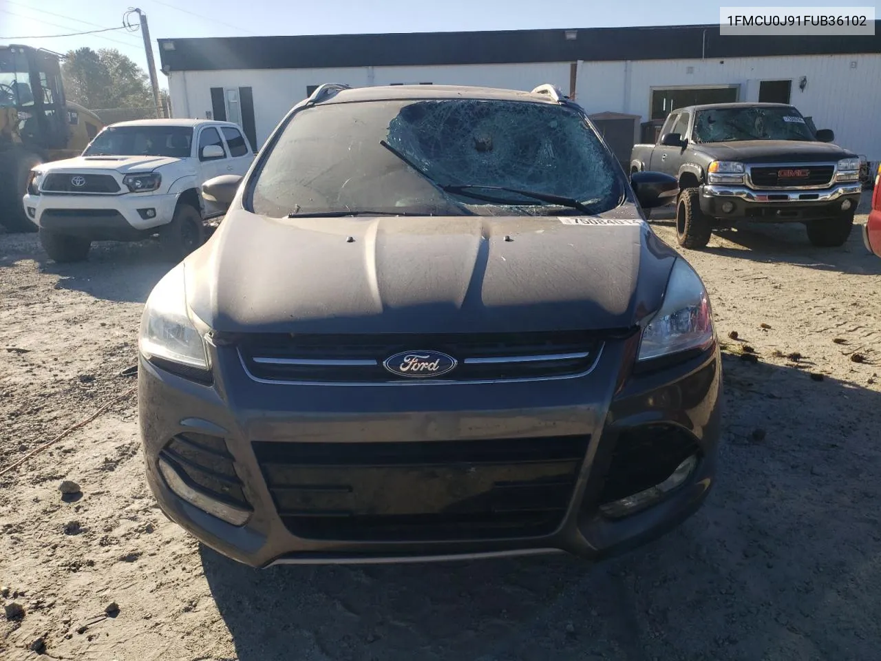 2015 Ford Escape Titanium VIN: 1FMCU0J91FUB36102 Lot: 75084014