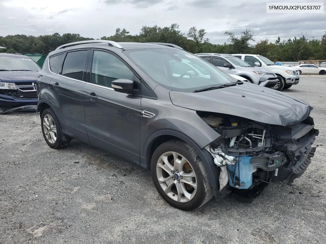 2015 Ford Escape Titanium VIN: 1FMCU9JX2FUC53707 Lot: 75165924