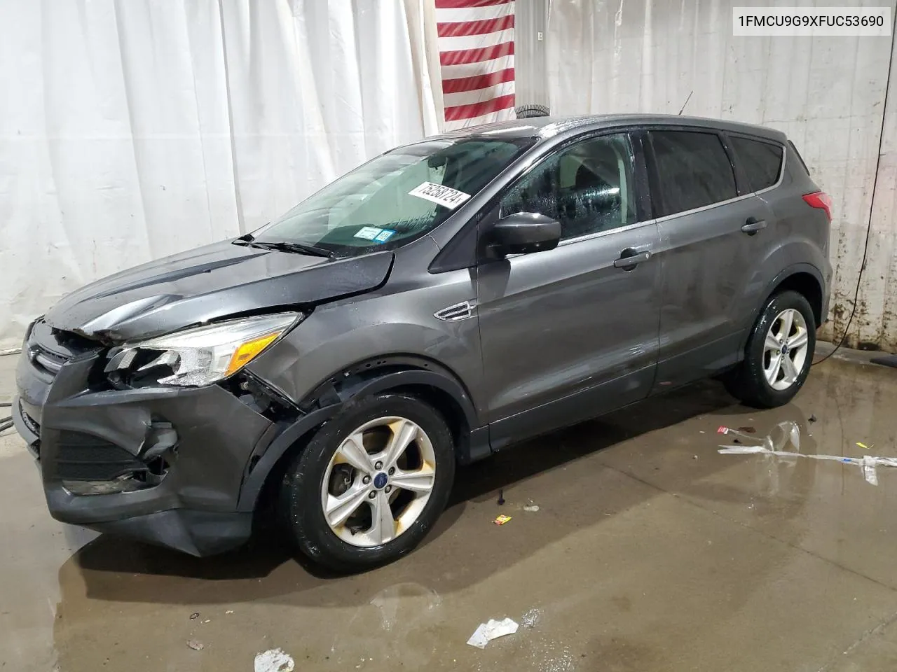 2015 Ford Escape Se VIN: 1FMCU9G9XFUC53690 Lot: 75258724