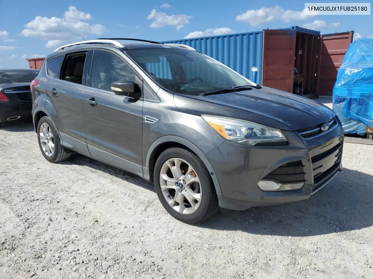 2015 Ford Escape Titanium VIN: 1FMCU0JX1FUB25180 Lot: 75451234