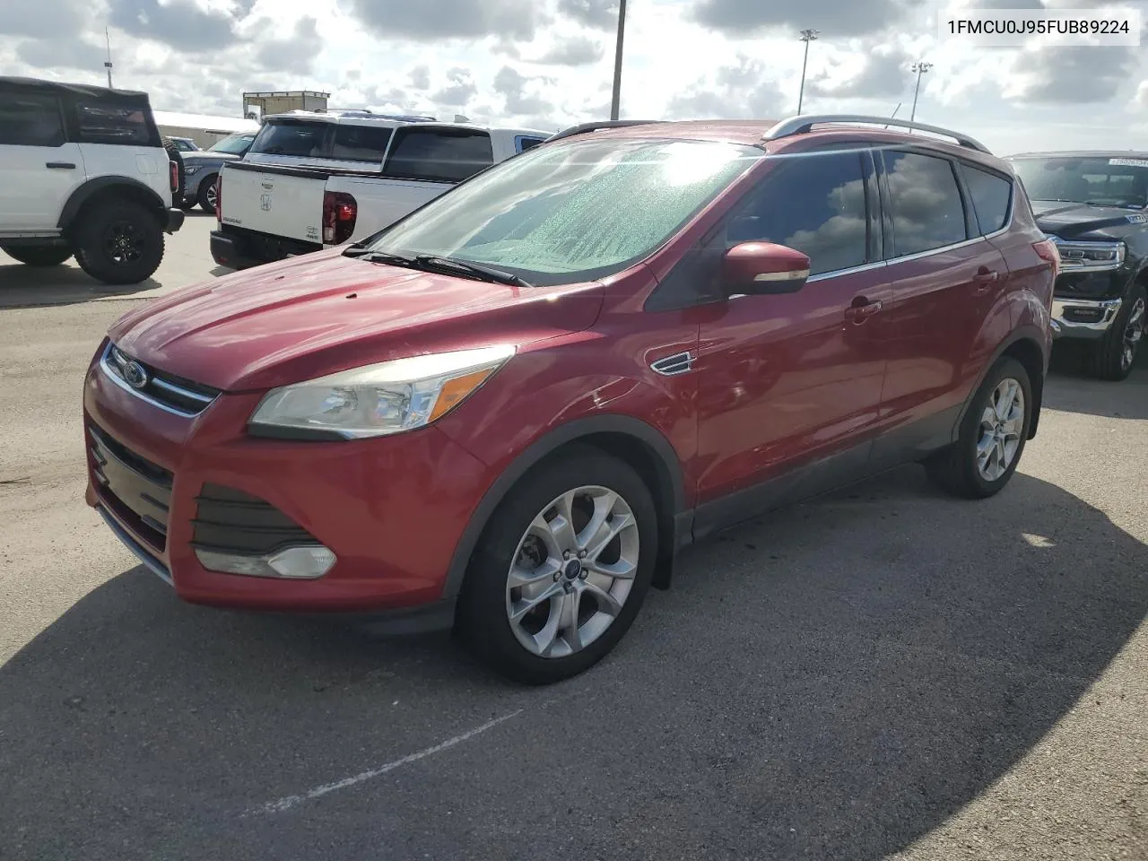 2015 Ford Escape Titanium VIN: 1FMCU0J95FUB89224 Lot: 75490354