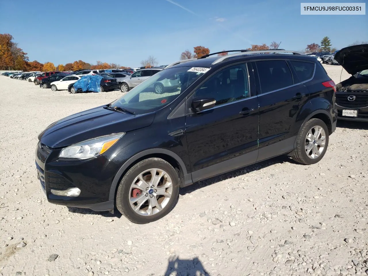 2015 Ford Escape Titanium VIN: 1FMCU9J98FUC00351 Lot: 75640384