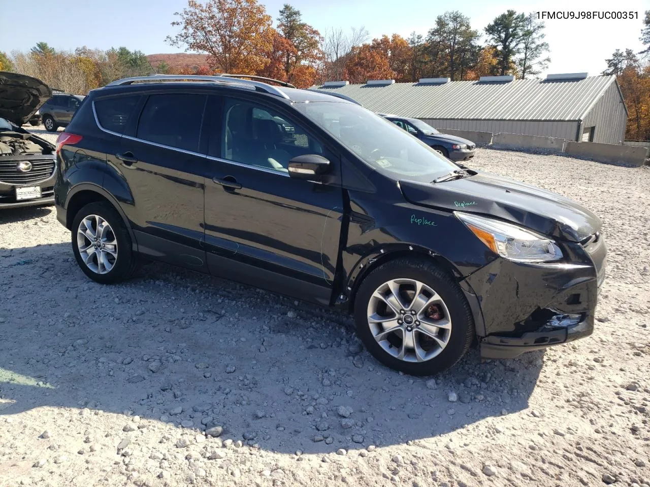 2015 Ford Escape Titanium VIN: 1FMCU9J98FUC00351 Lot: 75640384