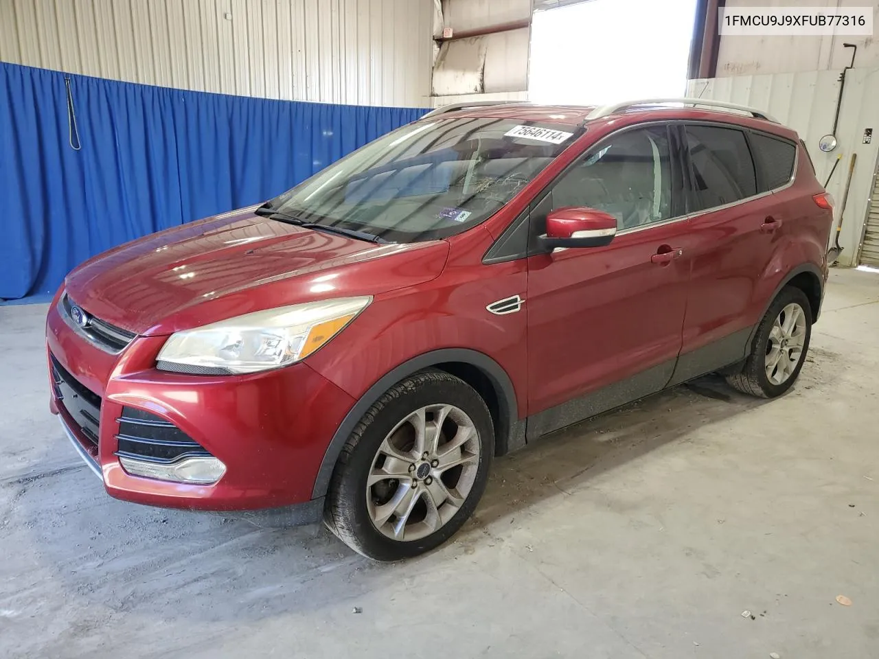 2015 Ford Escape Titanium VIN: 1FMCU9J9XFUB77316 Lot: 75646114