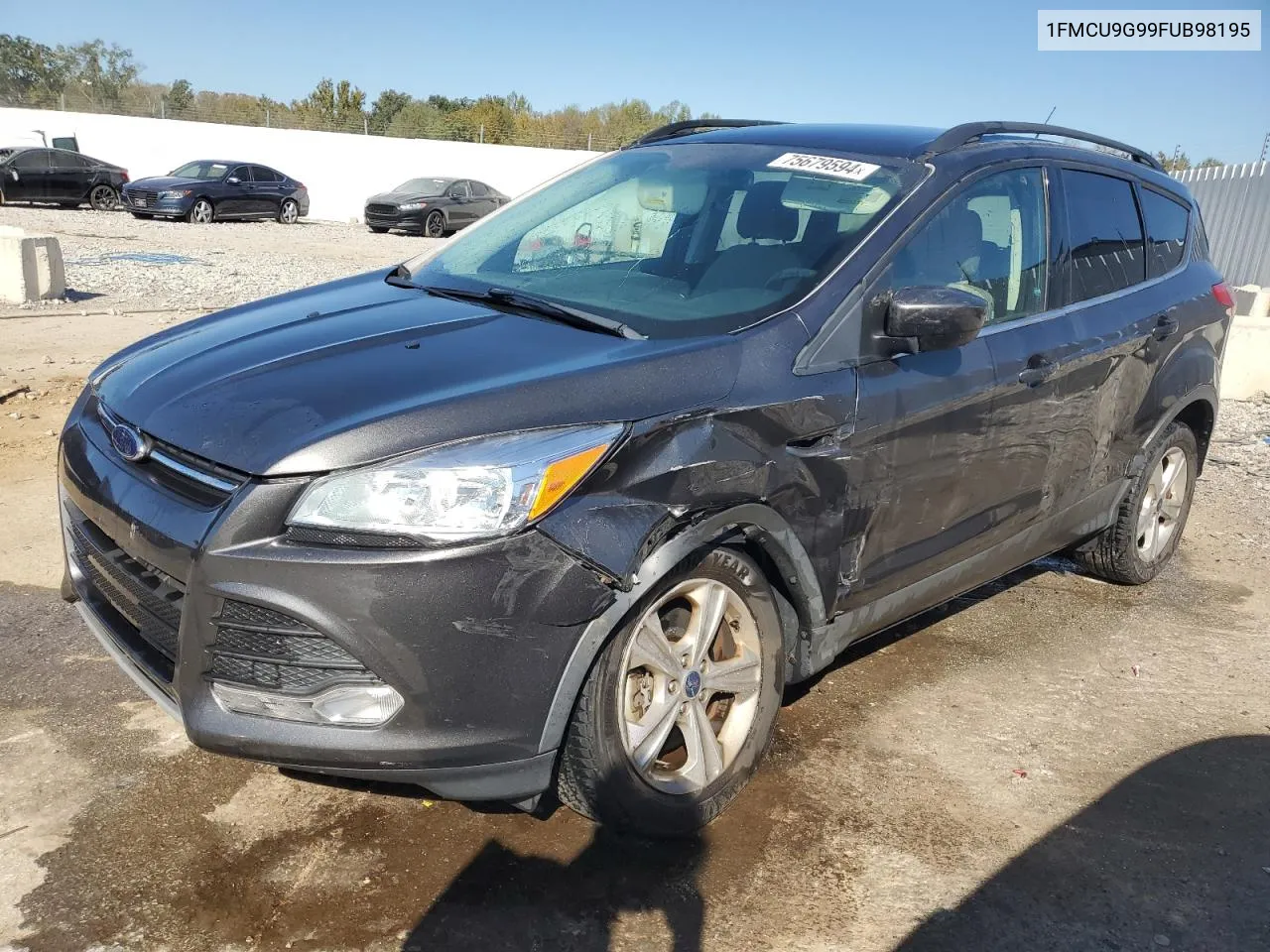 2015 Ford Escape Se VIN: 1FMCU9G99FUB98195 Lot: 75679594