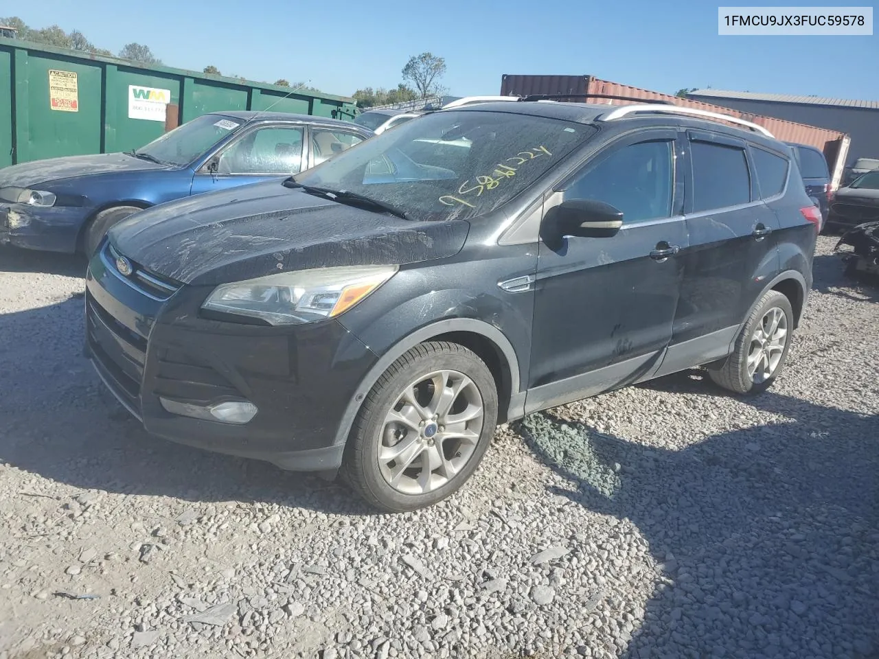 2015 Ford Escape Titanium VIN: 1FMCU9JX3FUC59578 Lot: 75861244