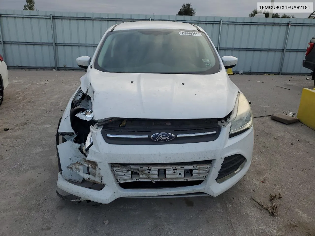 2015 Ford Escape Se VIN: 1FMCU9GX1FUA82181 Lot: 75869564