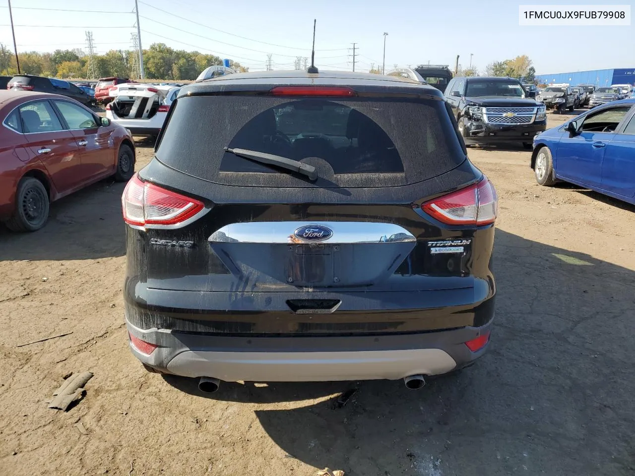 2015 Ford Escape Titanium VIN: 1FMCU0JX9FUB79908 Lot: 75941774