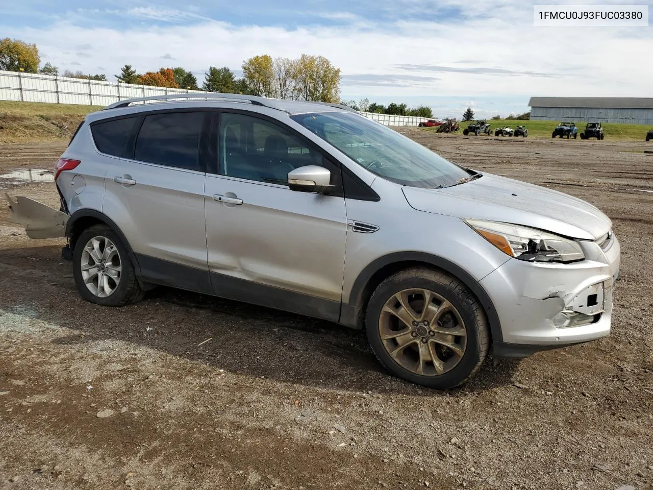 2015 Ford Escape Titanium VIN: 1FMCU0J93FUC03380 Lot: 76270794