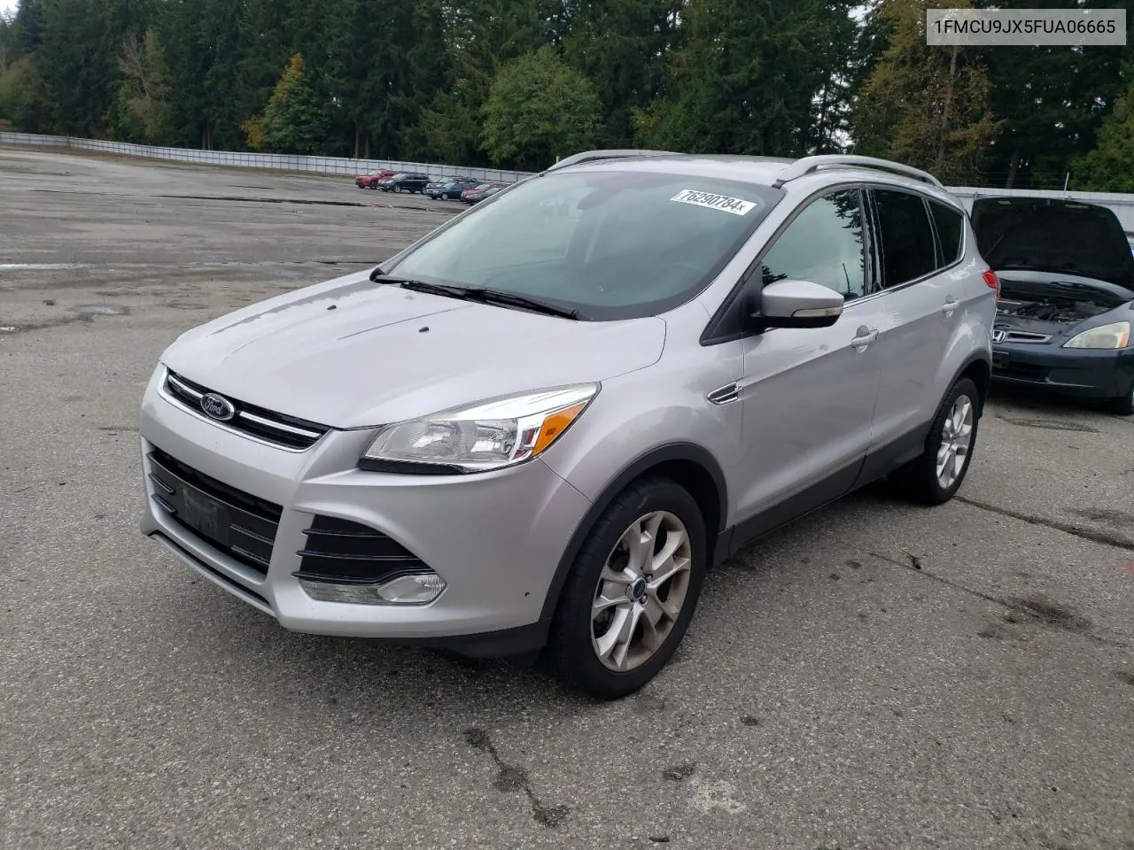 2015 Ford Escape Titanium VIN: 1FMCU9JX5FUA06665 Lot: 76290784