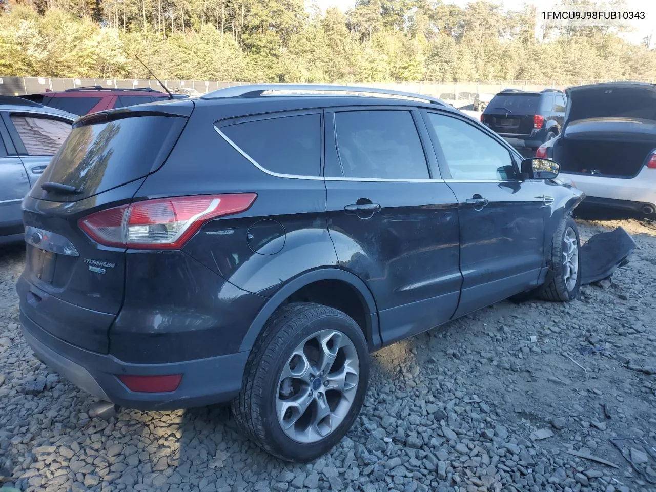 2015 Ford Escape Titanium VIN: 1FMCU9J98FUB10343 Lot: 76454254