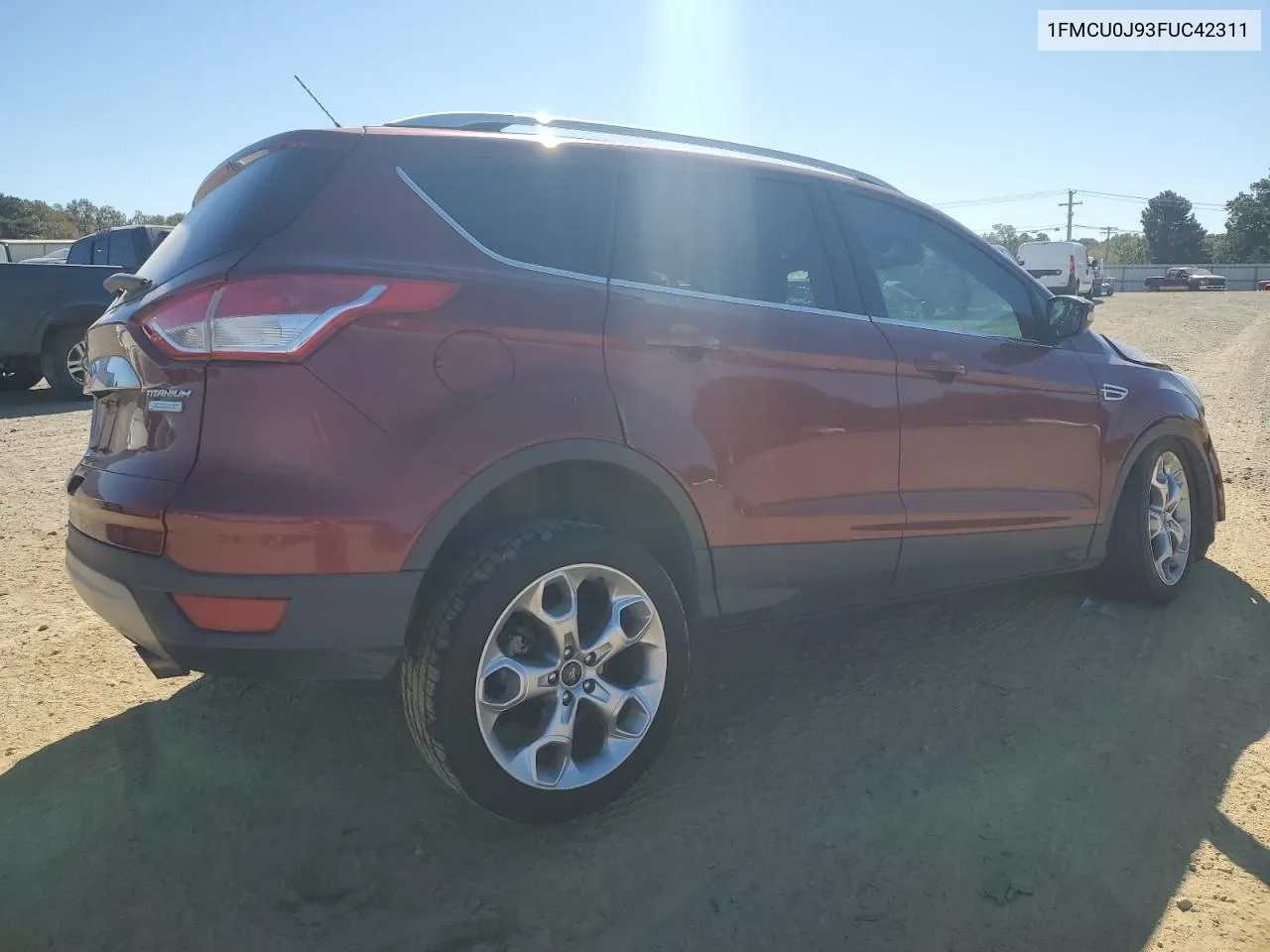 2015 Ford Escape Titanium VIN: 1FMCU0J93FUC42311 Lot: 76481164