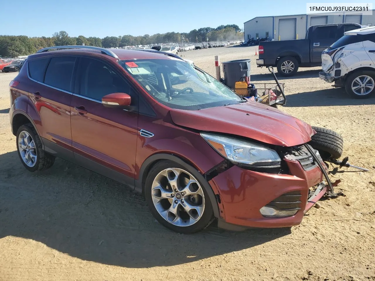 2015 Ford Escape Titanium VIN: 1FMCU0J93FUC42311 Lot: 76481164