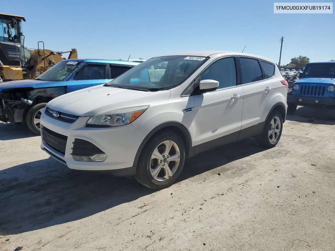 2015 Ford Escape Se VIN: 1FMCU0GXXFUB19174 Lot: 76827004