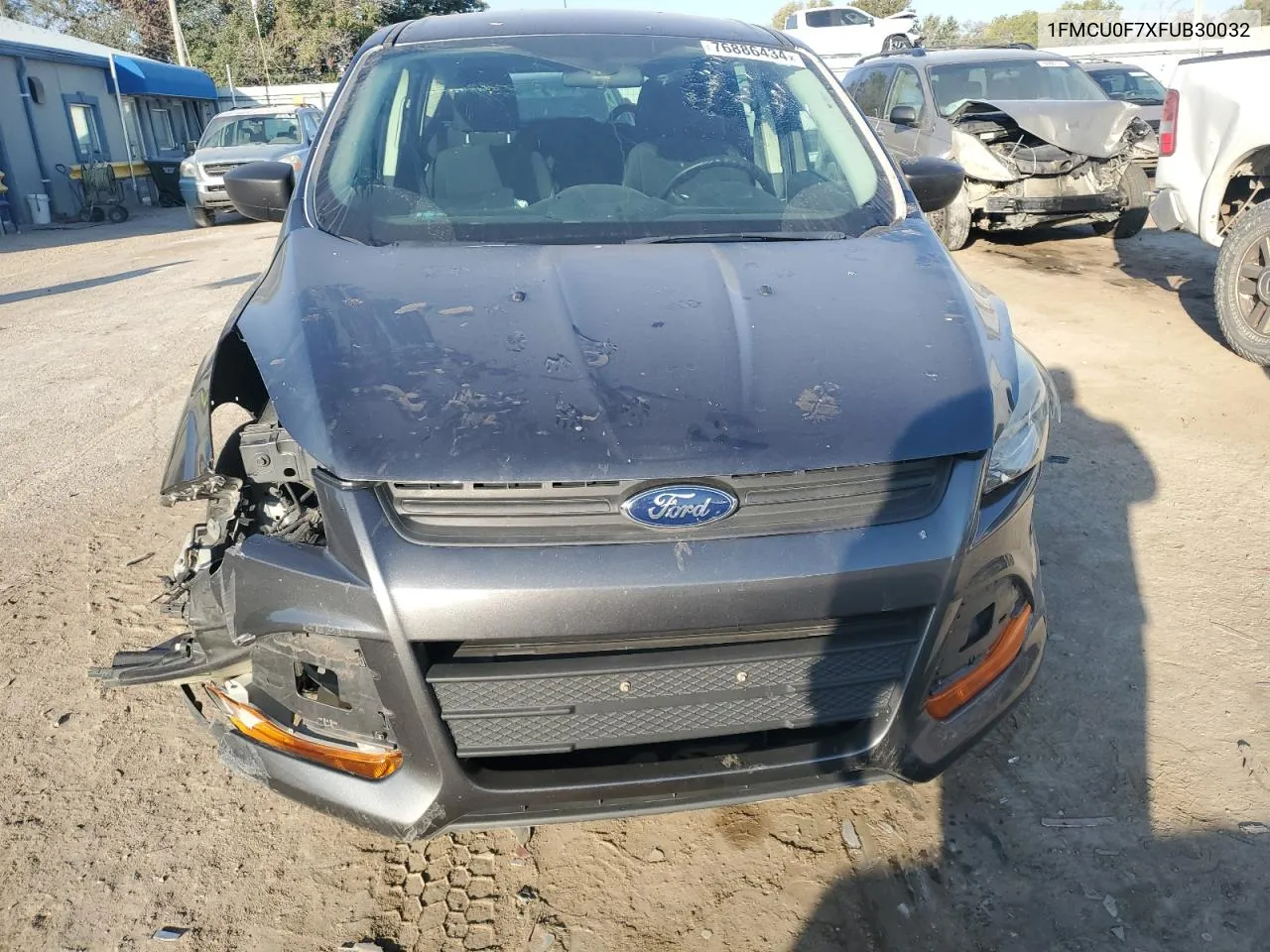 2015 Ford Escape S VIN: 1FMCU0F7XFUB30032 Lot: 76886434