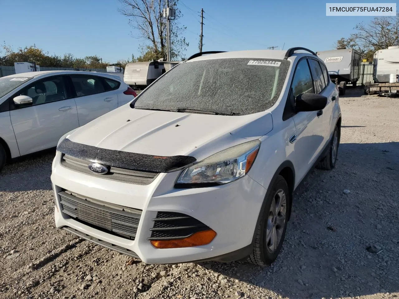 2015 Ford Escape S VIN: 1FMCU0F75FUA47284 Lot: 77026344