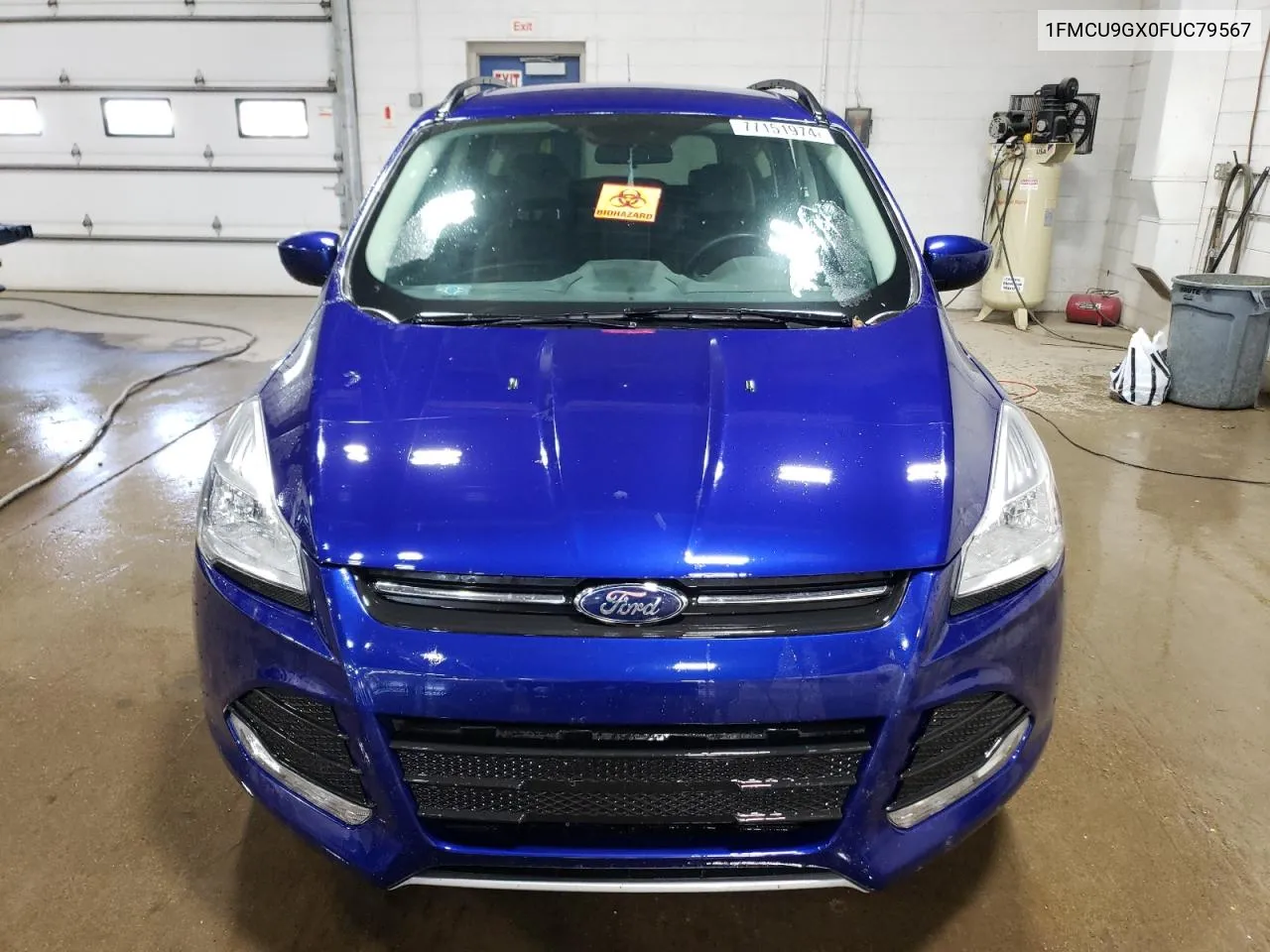 2015 Ford Escape Se VIN: 1FMCU9GX0FUC79567 Lot: 77151974