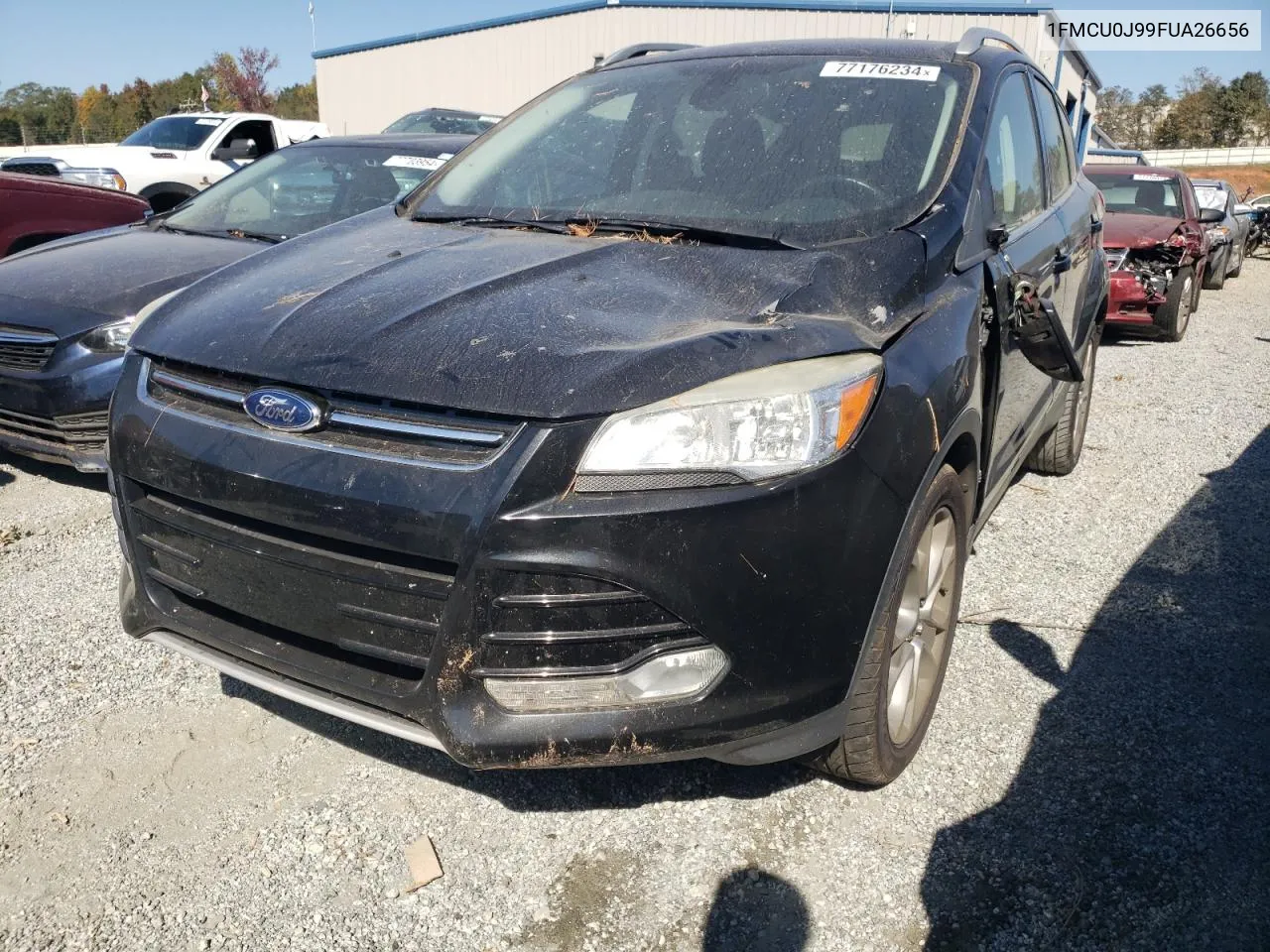 2015 Ford Escape Titanium VIN: 1FMCU0J99FUA26656 Lot: 77176234