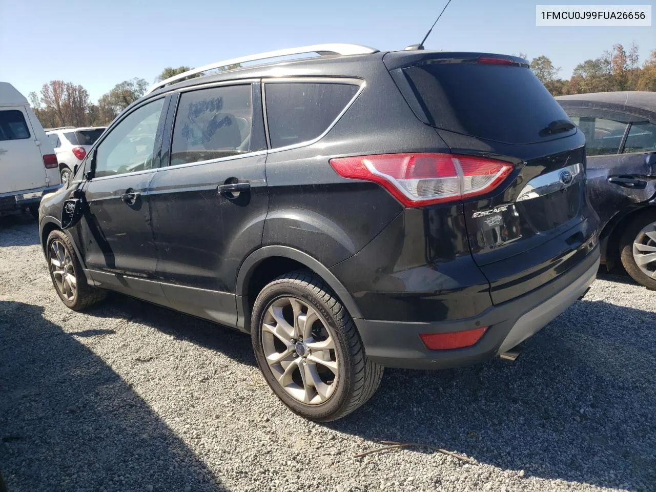 2015 Ford Escape Titanium VIN: 1FMCU0J99FUA26656 Lot: 77176234