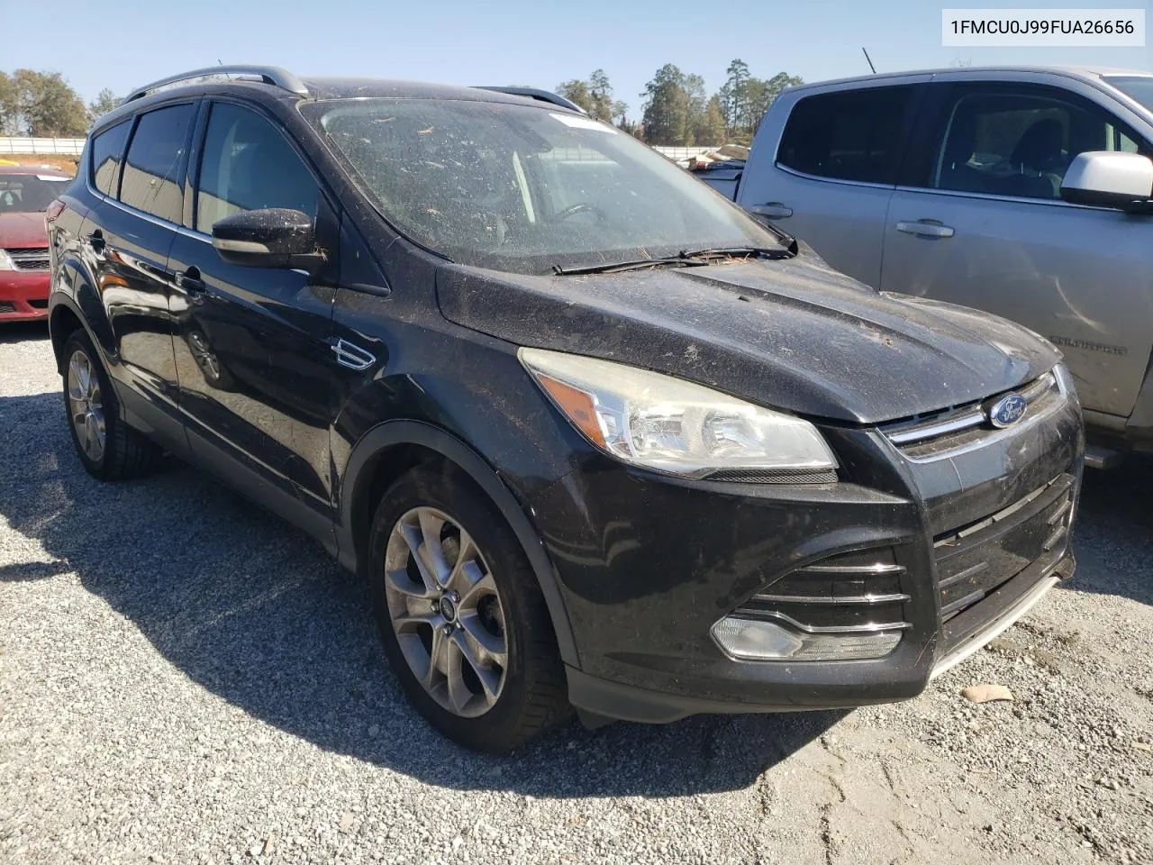 2015 Ford Escape Titanium VIN: 1FMCU0J99FUA26656 Lot: 77176234