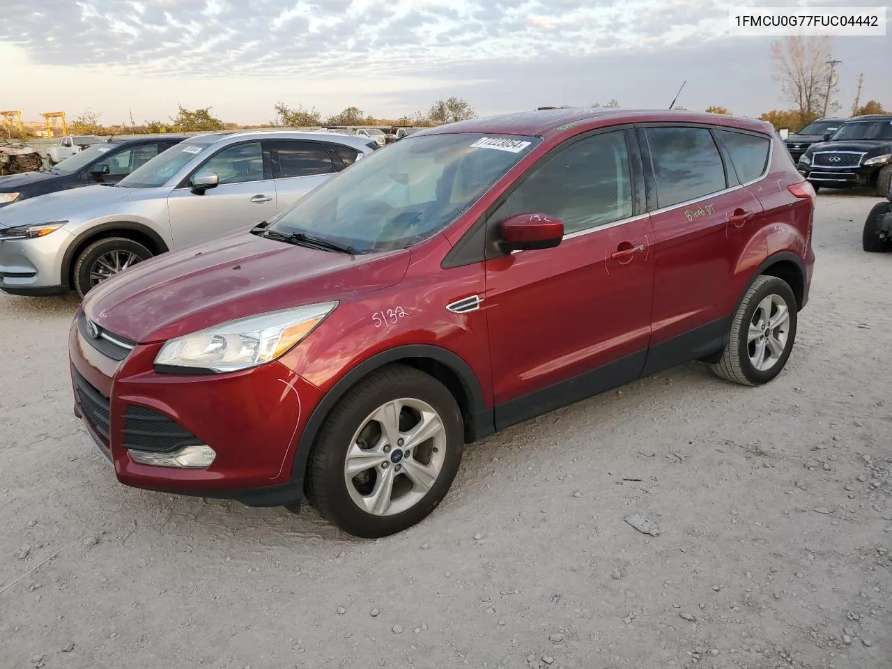 2015 Ford Escape Se VIN: 1FMCU0G77FUC04442 Lot: 77223054