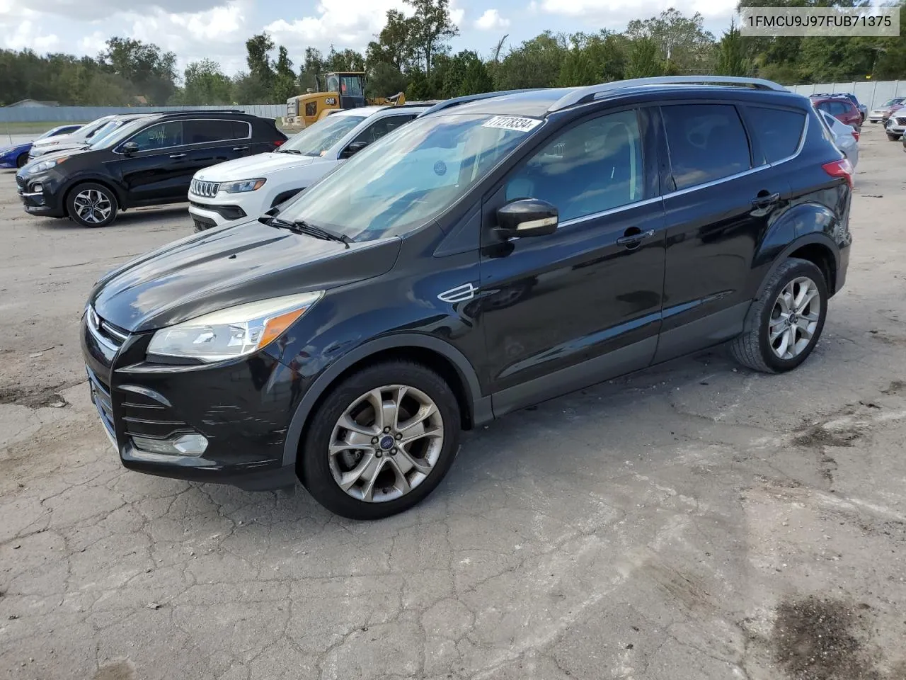 2015 Ford Escape Titanium VIN: 1FMCU9J97FUB71375 Lot: 77278334