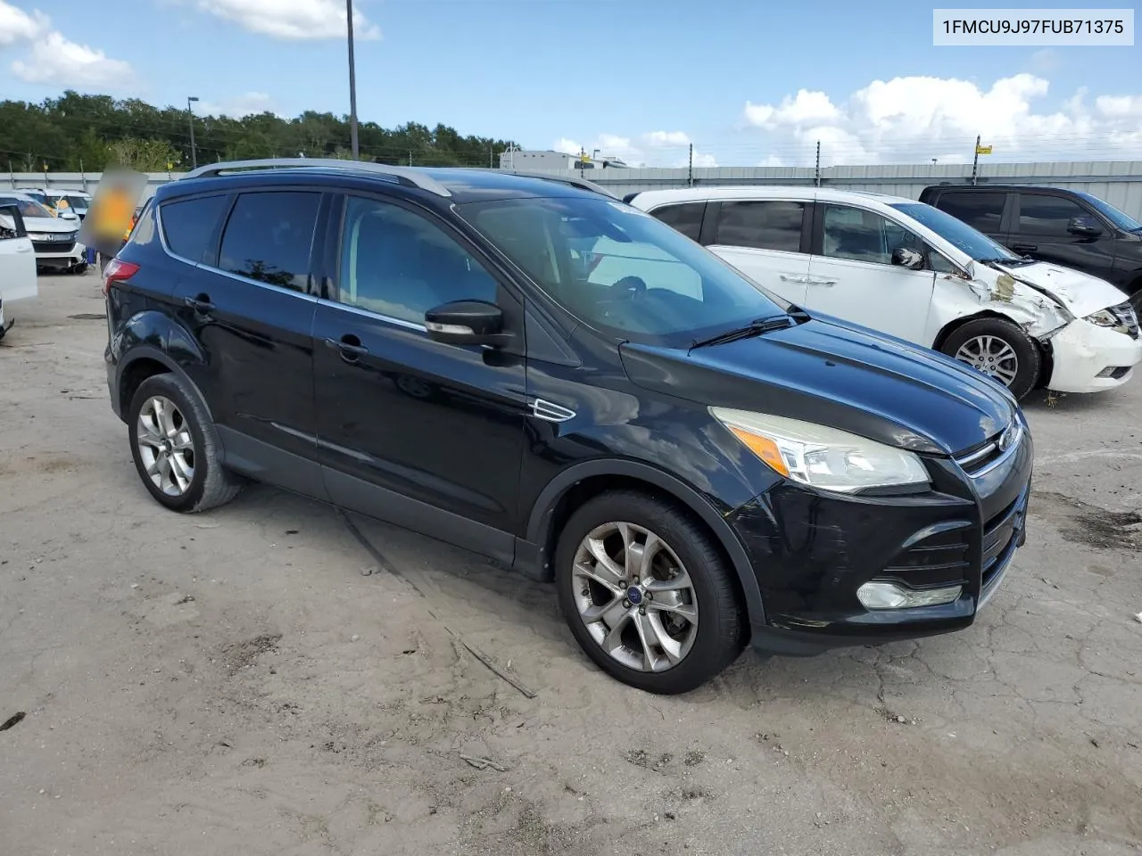 2015 Ford Escape Titanium VIN: 1FMCU9J97FUB71375 Lot: 77278334