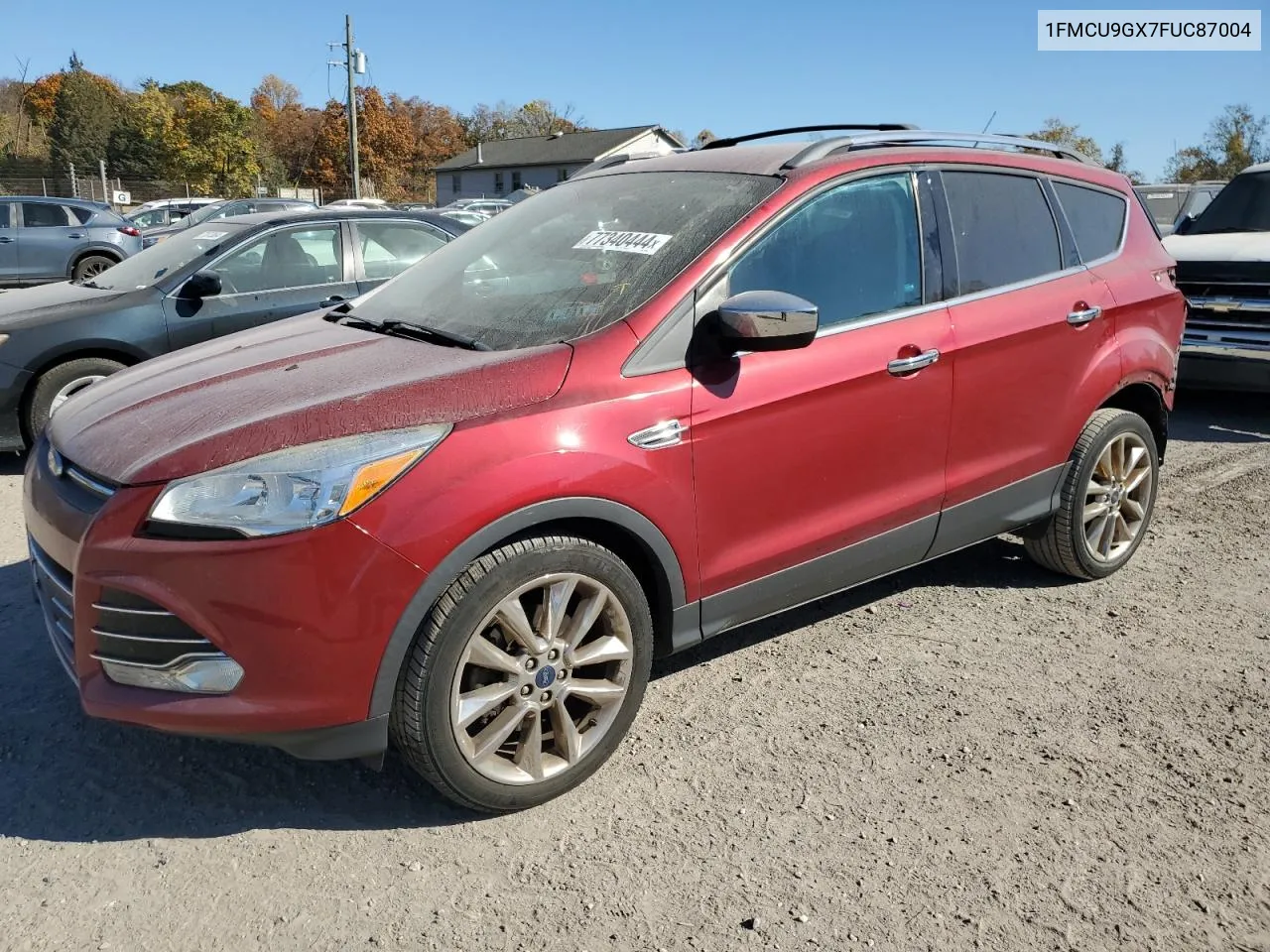 2015 Ford Escape Se VIN: 1FMCU9GX7FUC87004 Lot: 77340444