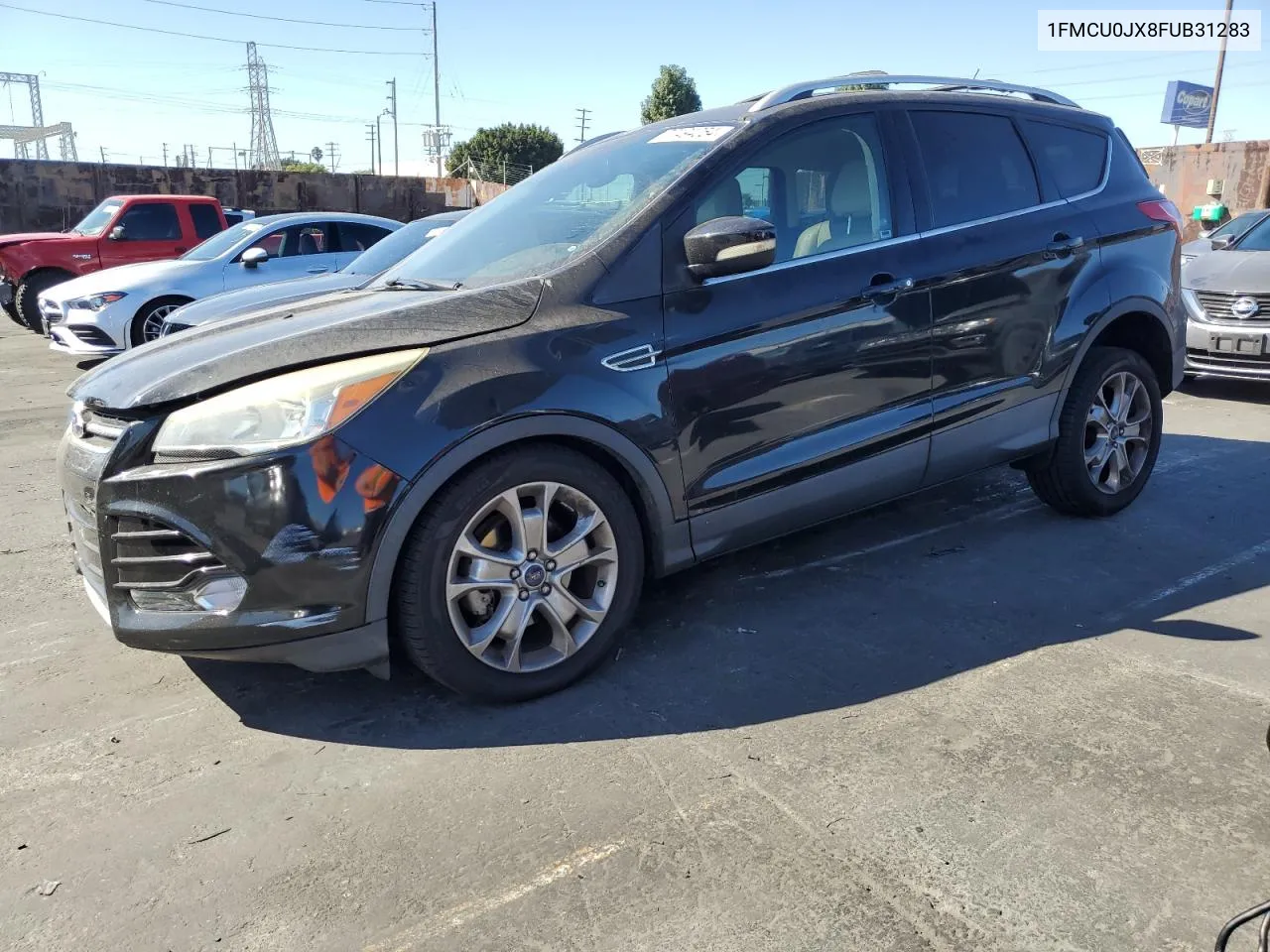 2015 Ford Escape Titanium VIN: 1FMCU0JX8FUB31283 Lot: 77494054