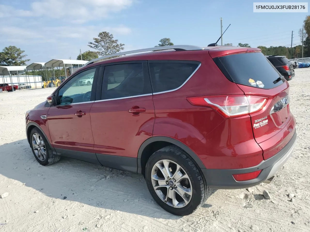 2015 Ford Escape Titanium VIN: 1FMCU0JX3FUB28176 Lot: 78190334