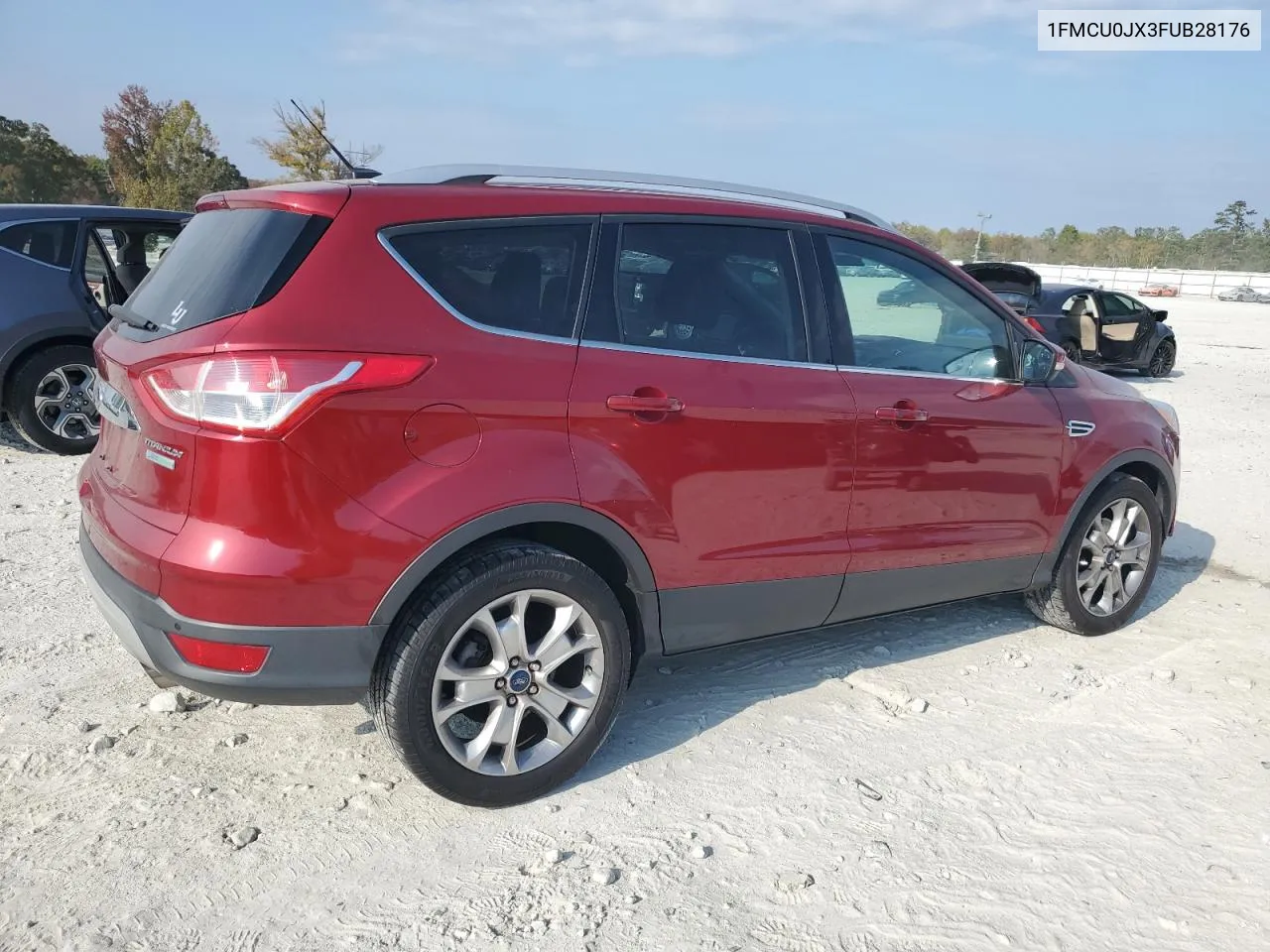 2015 Ford Escape Titanium VIN: 1FMCU0JX3FUB28176 Lot: 78190334