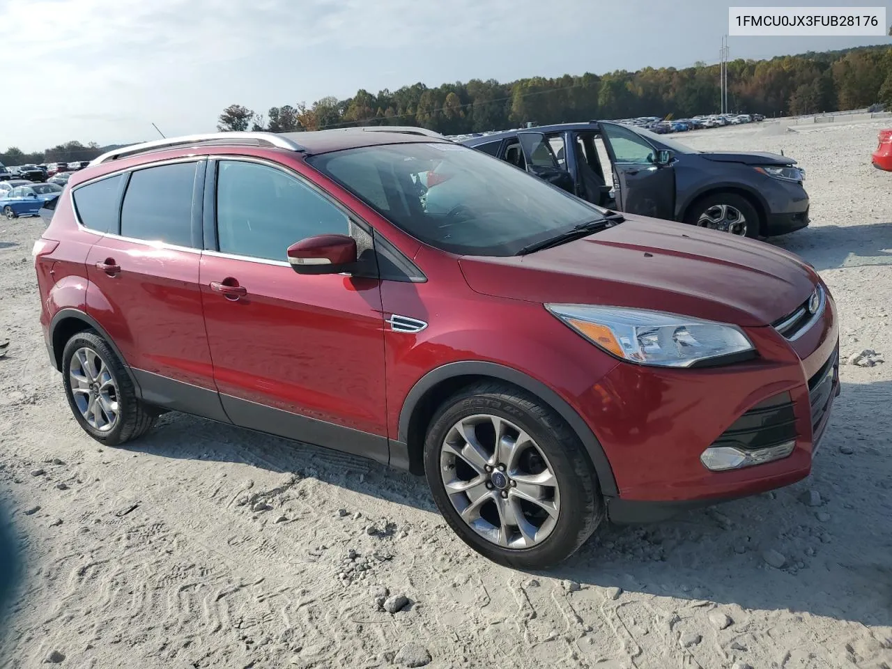 2015 Ford Escape Titanium VIN: 1FMCU0JX3FUB28176 Lot: 78190334