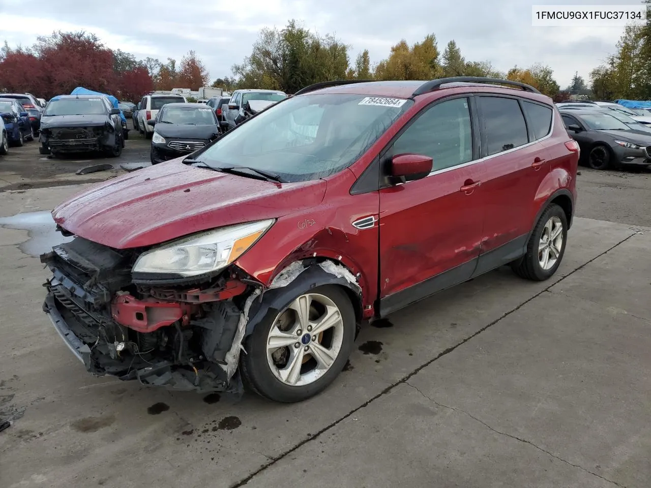 2015 Ford Escape Se VIN: 1FMCU9GX1FUC37134 Lot: 78452664