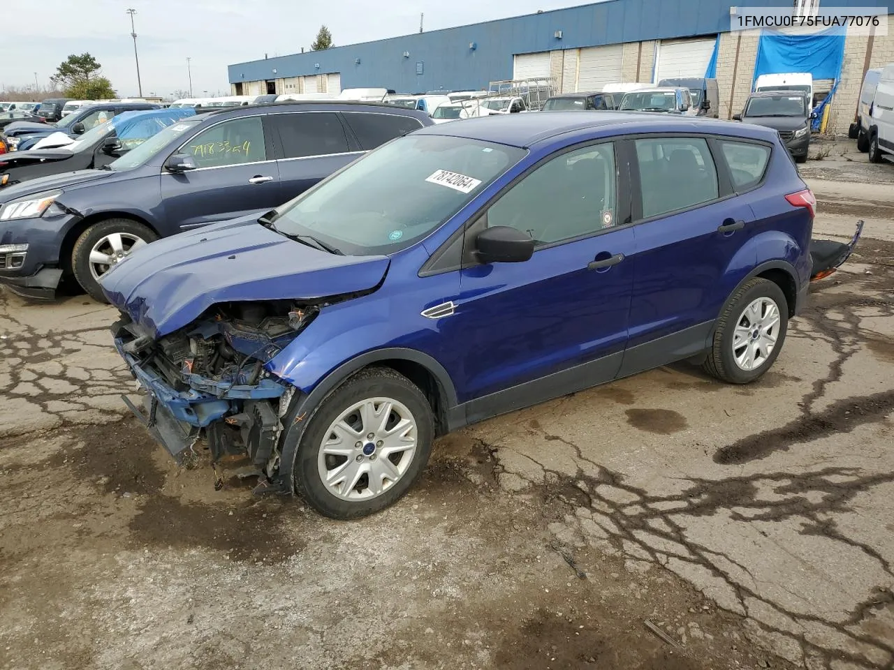 2015 Ford Escape S VIN: 1FMCU0F75FUA77076 Lot: 78742064