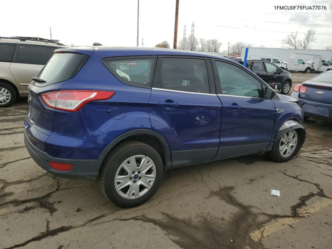 2015 Ford Escape S VIN: 1FMCU0F75FUA77076 Lot: 78742064