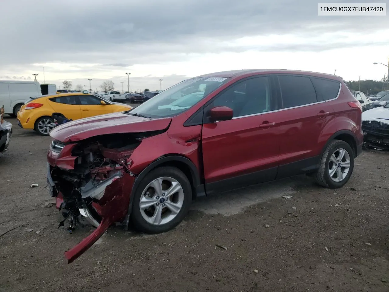 2015 Ford Escape Se VIN: 1FMCU0GX7FUB47420 Lot: 78832274