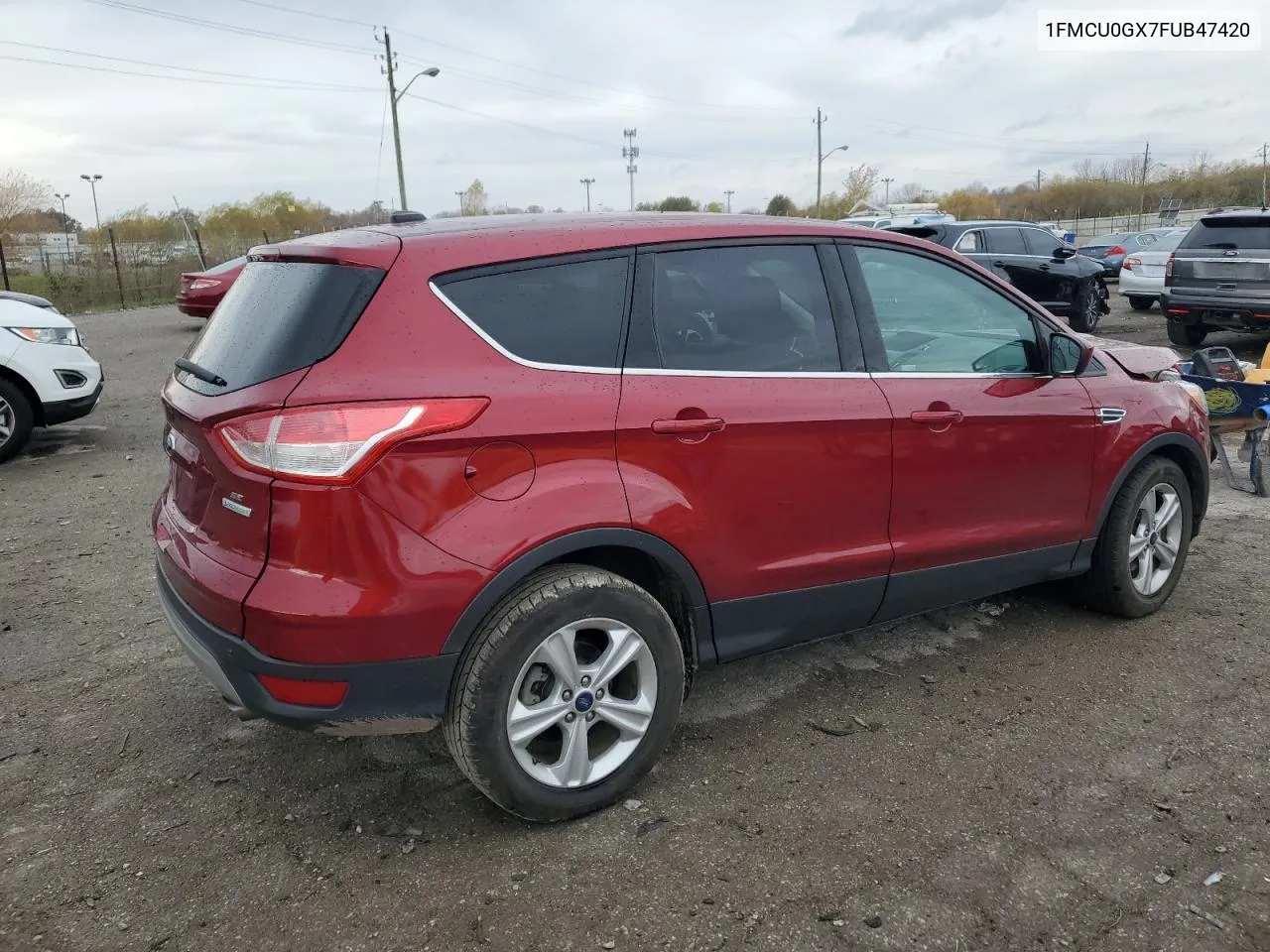 2015 Ford Escape Se VIN: 1FMCU0GX7FUB47420 Lot: 78832274