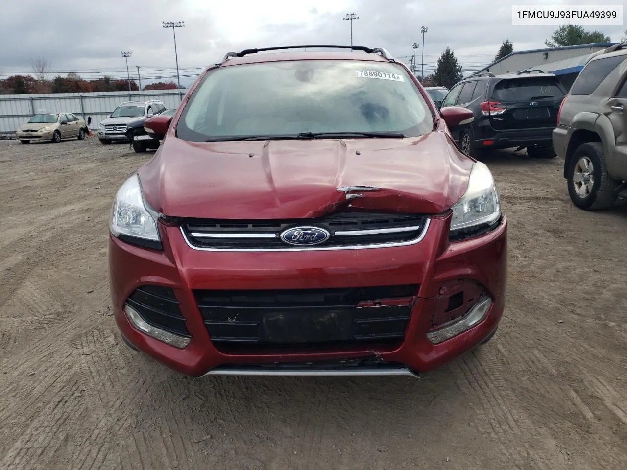 2015 Ford Escape Titanium VIN: 1FMCU9J93FUA49399 Lot: 78890114