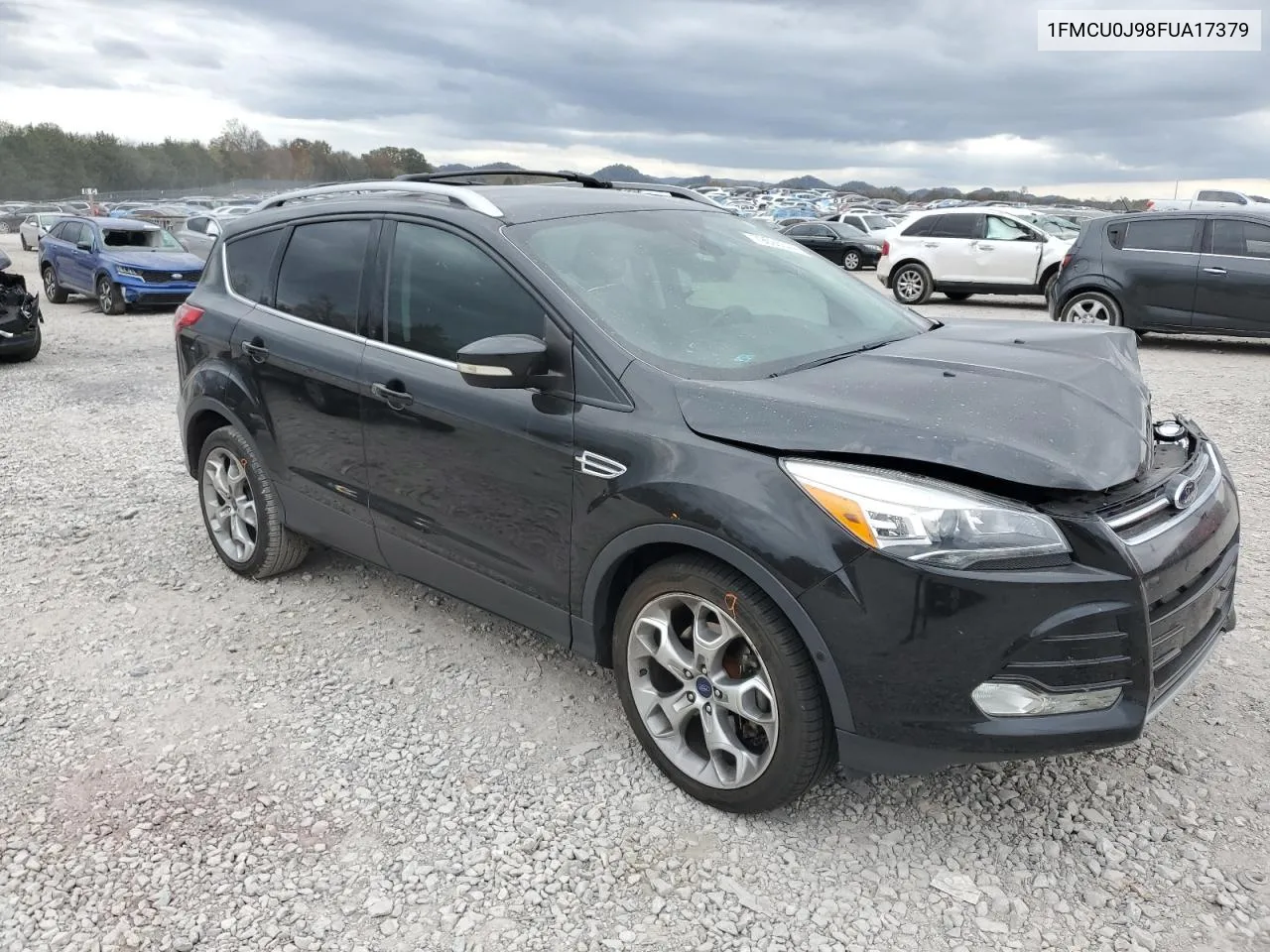 2015 Ford Escape Titanium VIN: 1FMCU0J98FUA17379 Lot: 79096344