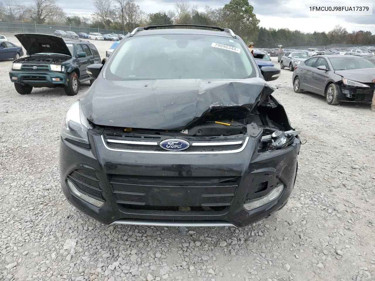 2015 Ford Escape Titanium VIN: 1FMCU0J98FUA17379 Lot: 79096344