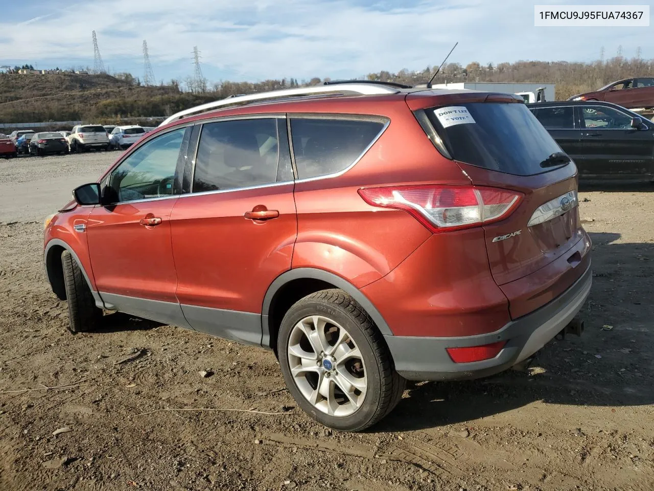 2015 Ford Escape Titanium VIN: 1FMCU9J95FUA74367 Lot: 79099834