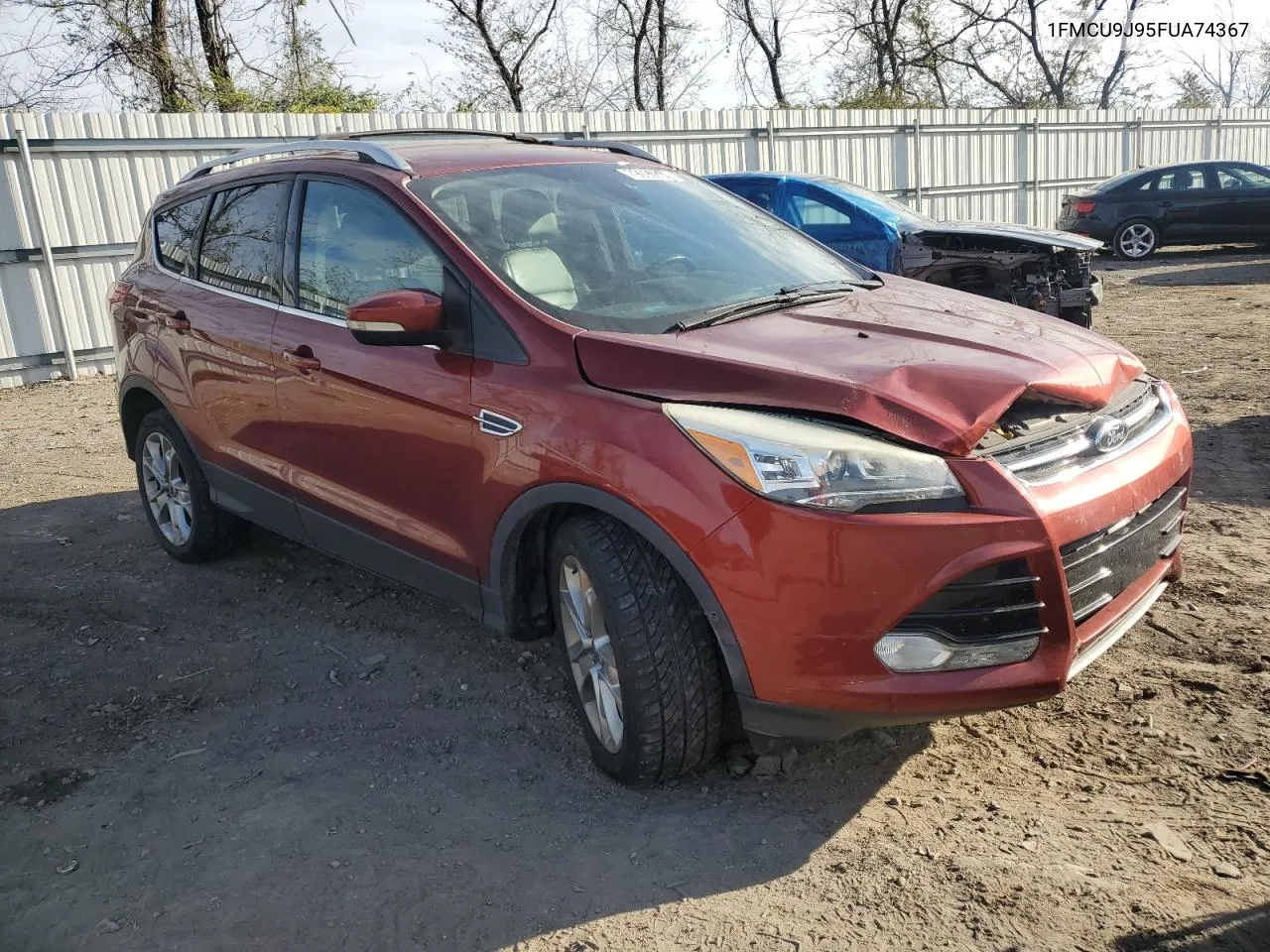 2015 Ford Escape Titanium VIN: 1FMCU9J95FUA74367 Lot: 79099834