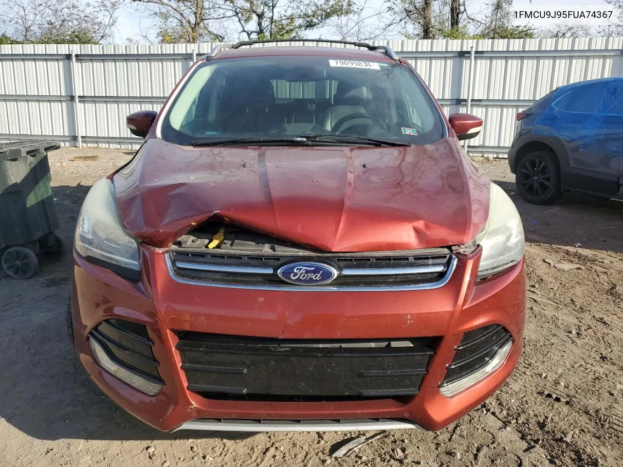 2015 Ford Escape Titanium VIN: 1FMCU9J95FUA74367 Lot: 79099834