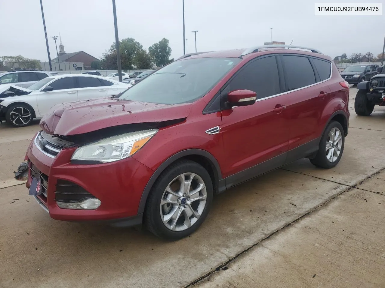 2015 Ford Escape Titanium VIN: 1FMCU0J92FUB94476 Lot: 79337934