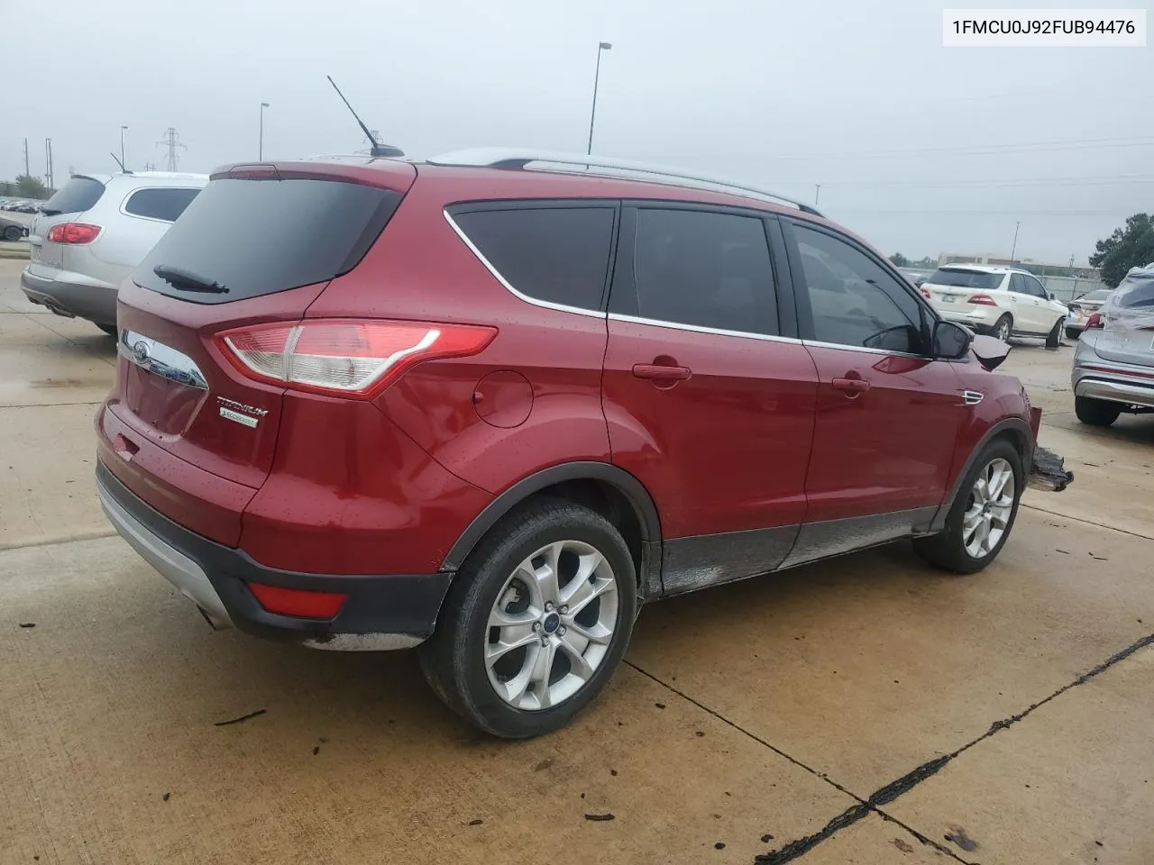 2015 Ford Escape Titanium VIN: 1FMCU0J92FUB94476 Lot: 79337934