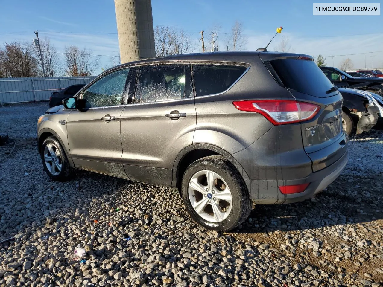 2015 Ford Escape Se VIN: 1FMCU0G93FUC89779 Lot: 79431084